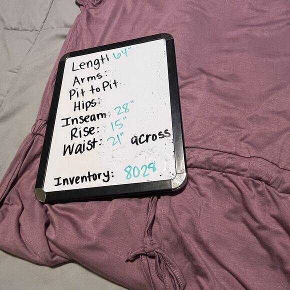 Lainab Jumpsuit Jumper Drawstring Waist Short Sleeve Womens 2XL Light Purple - Picture 9 of 9